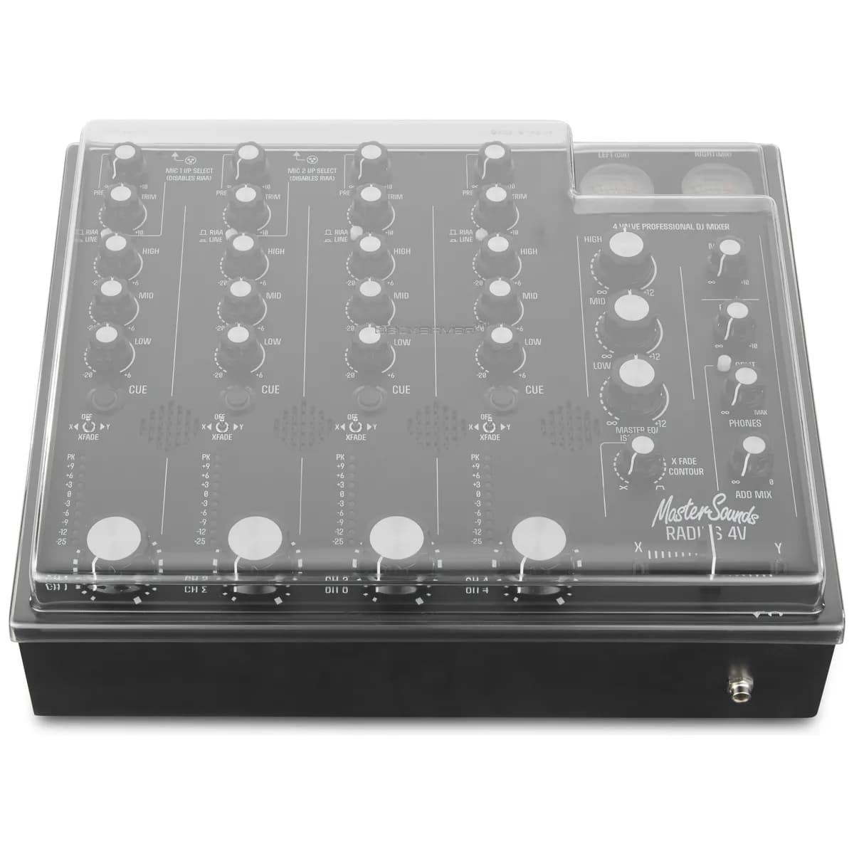 Decksaver – Tapa Protectora para Mastersounds Radius Four Valve y Union Audio four.valve