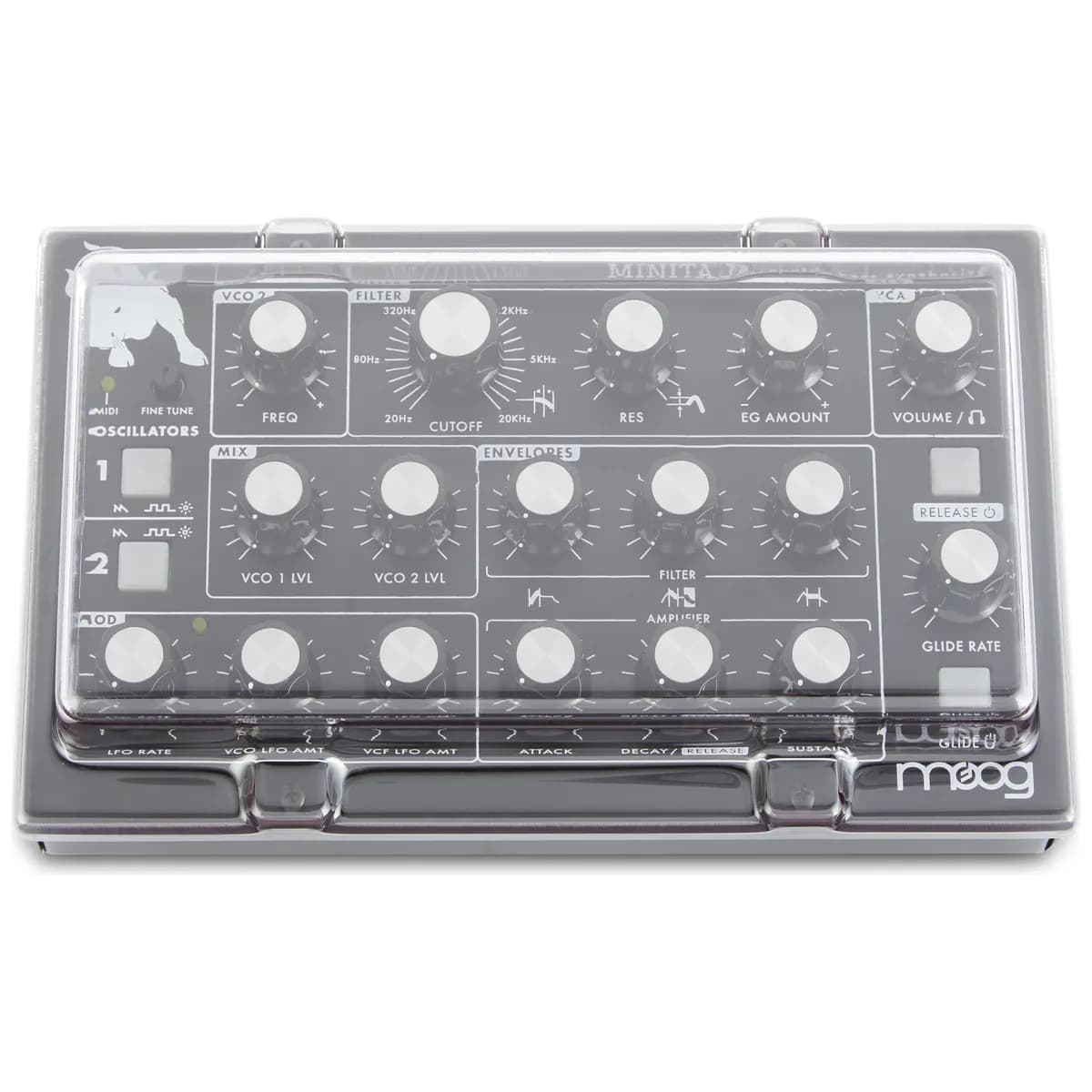 Decksaver – Tapa Protectora para Moog Minitaur y Sirin
