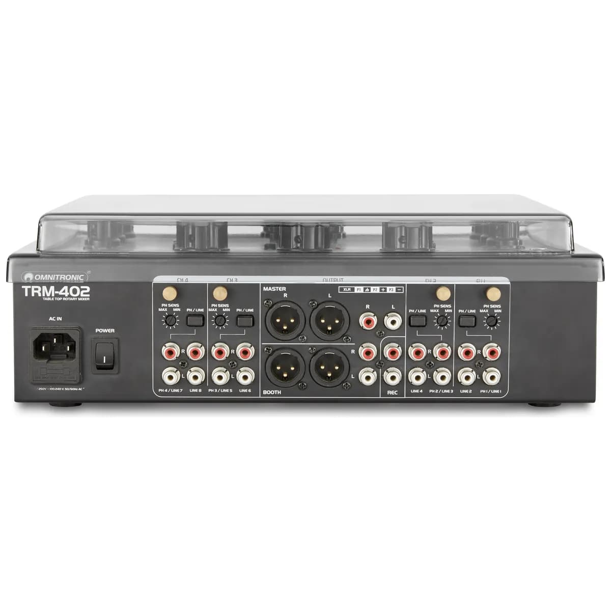 Decksaver – Tapa Protectora para Omnitronic TRM-402