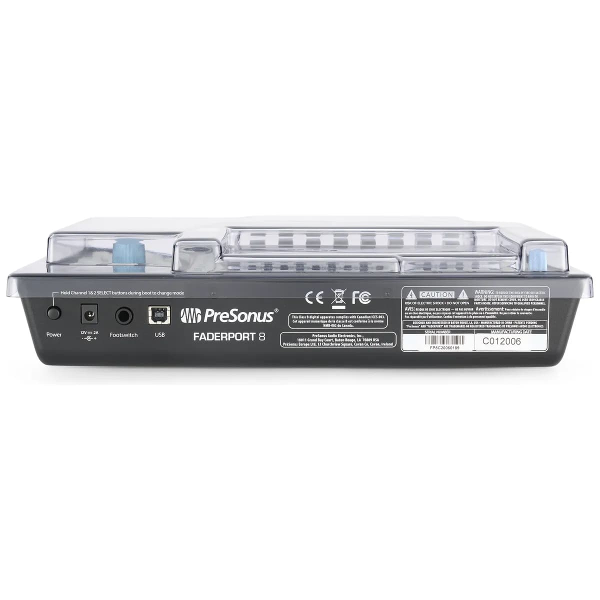 Decksaver – Tapa Protectora para PreSonus FaderPort 8