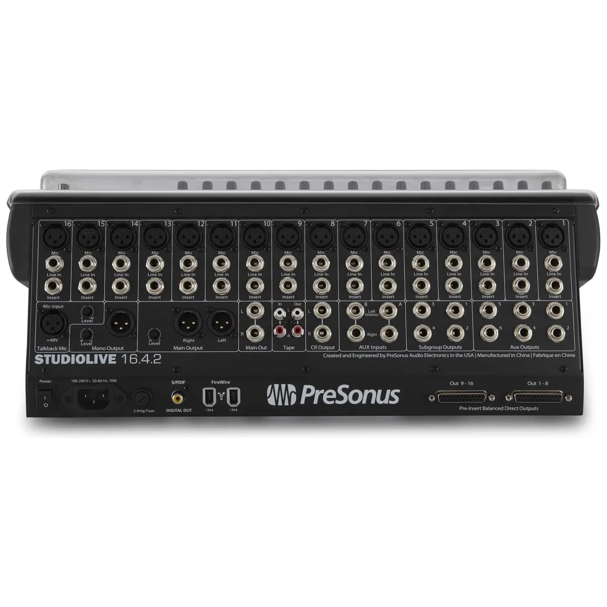 Decksaver – Tapa Protectora para PreSonus StudioLive 16.4.2