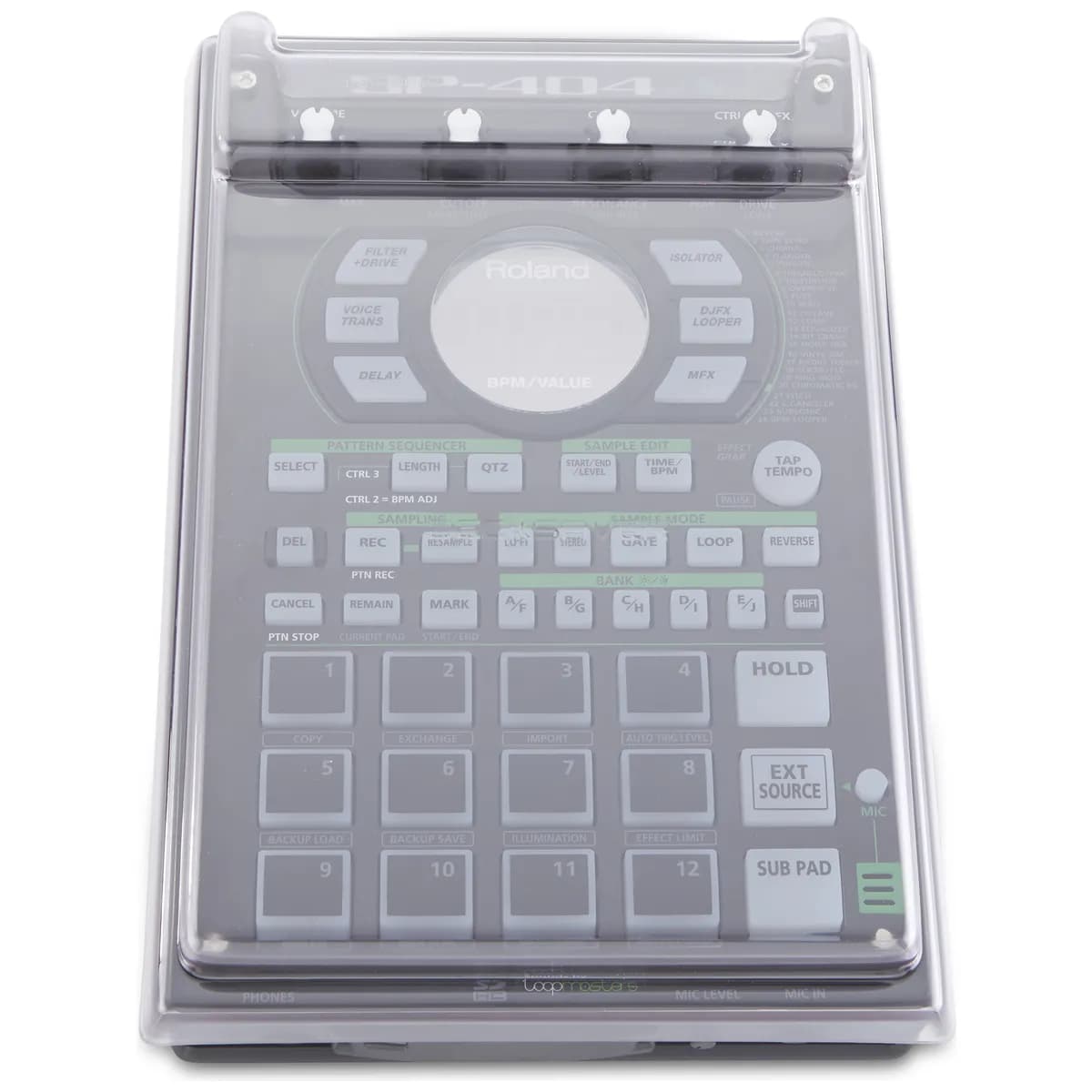 Decksaver – Tapa Protectora para Roland SP-404, SP-404A y SP-404SX