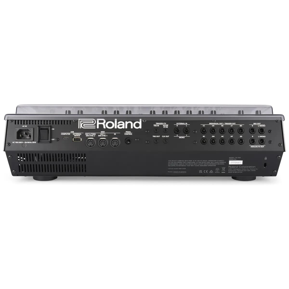 Decksaver – Tapa Protectora para Roland TR-1000