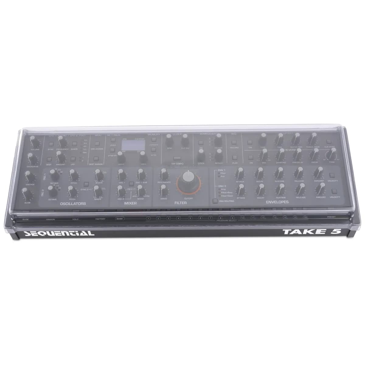 Decksaver – Tapa Protectora para Sequential Take 5 Desktop y Oberheim TEO-5 Desktop
