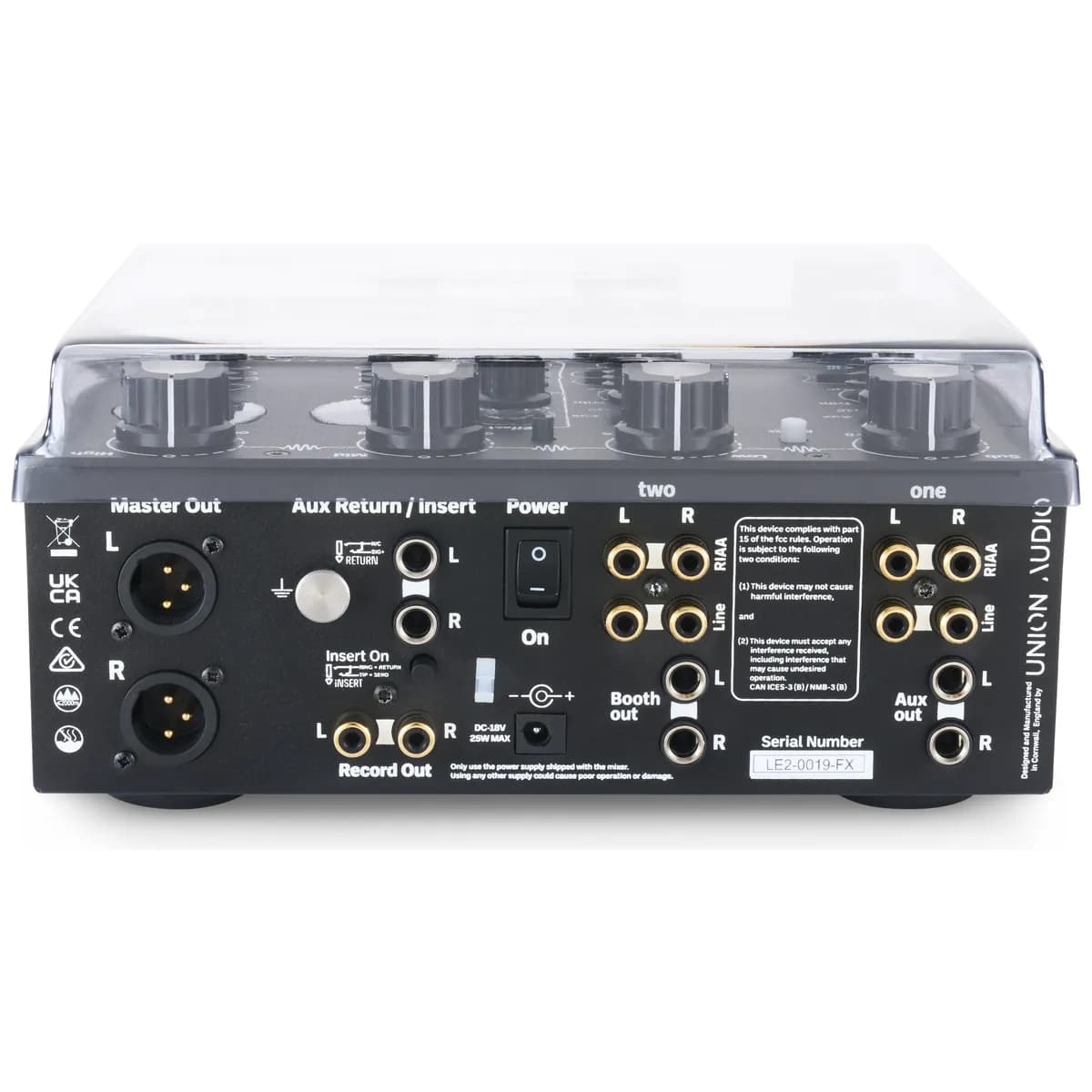 Decksaver – Tapa Protectora para Union Audio Orbit.2 LE y Orbit.2 LE FX