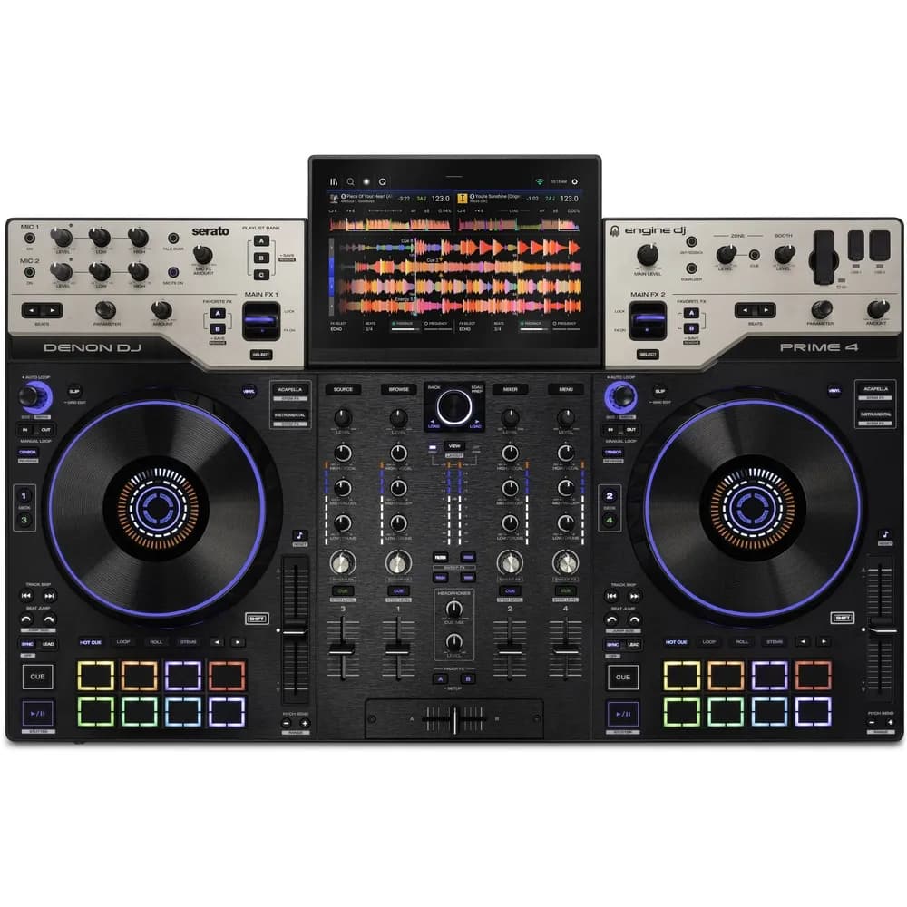 Denon DJ PRIME 4 G2 – Sistema DJ Standalone de 4 Canales con Stems y DMX
