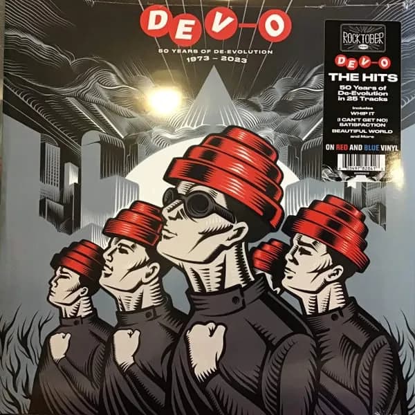 Devo - 50 Years Of De-Evolution (Vinilo Doble 2LP Color Azul Rojo nuevo)