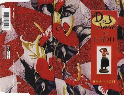DJ José Vs. G-Spott – Wrong = Right (CD Maxi Single) usado (VG+) box 10
