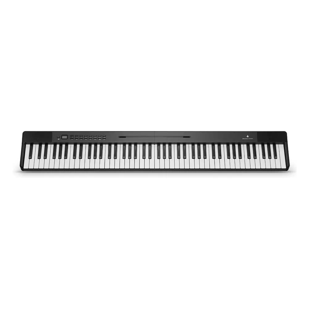 Donner DP-10 – Teclado Plegable de 88 Teclas Semi-Pesadas, Piano Digital con Bluetooth y Batería