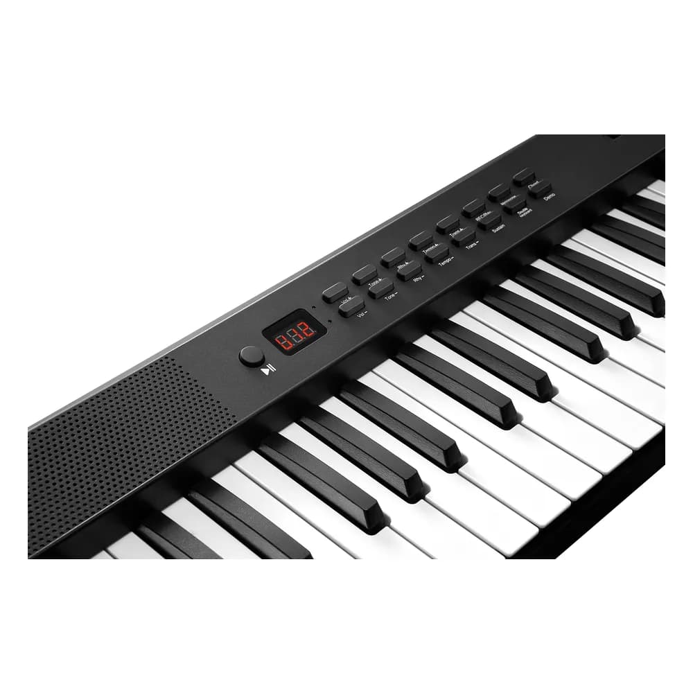 Donner DP-10 – Teclado Plegable de 88 Teclas Semi-Pesadas, Piano Digital con Bluetooth y Batería