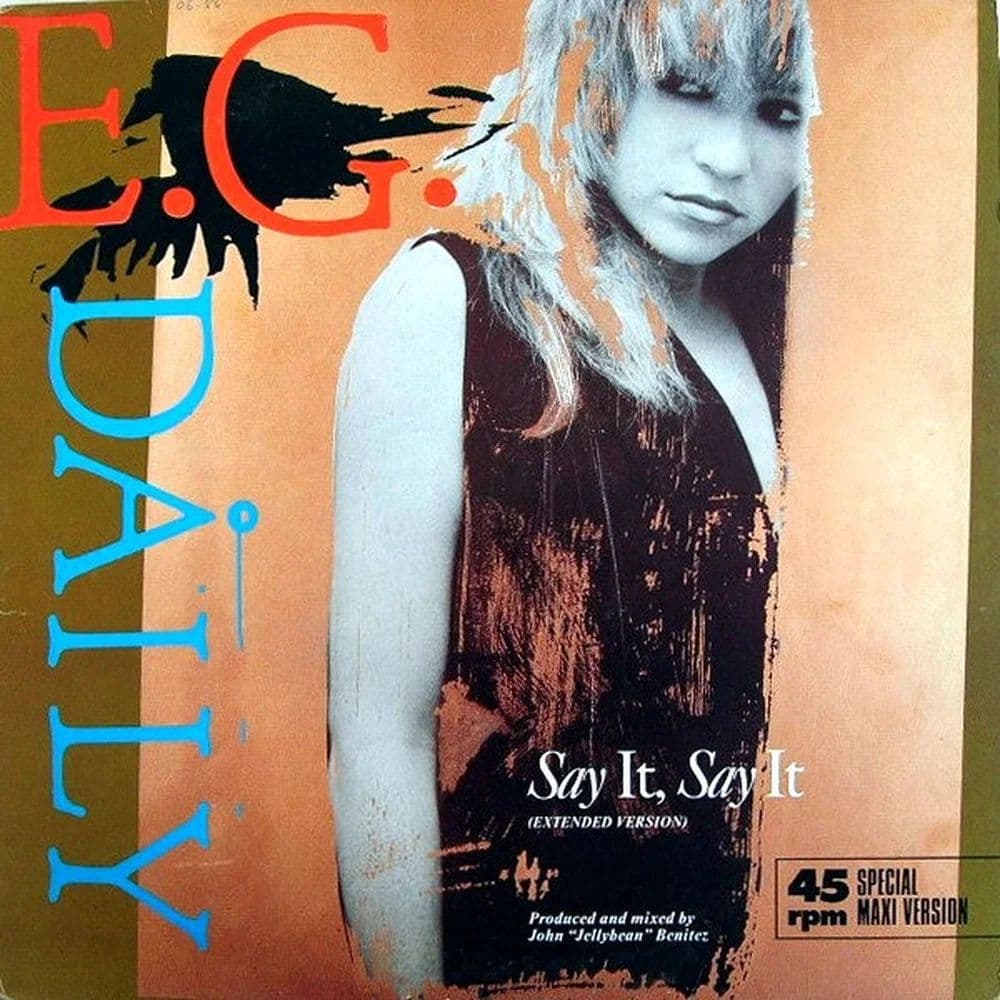E.G. Daily - Say It, Say It (Extended Version) (12", Maxi) (Vinilo usado VG+)