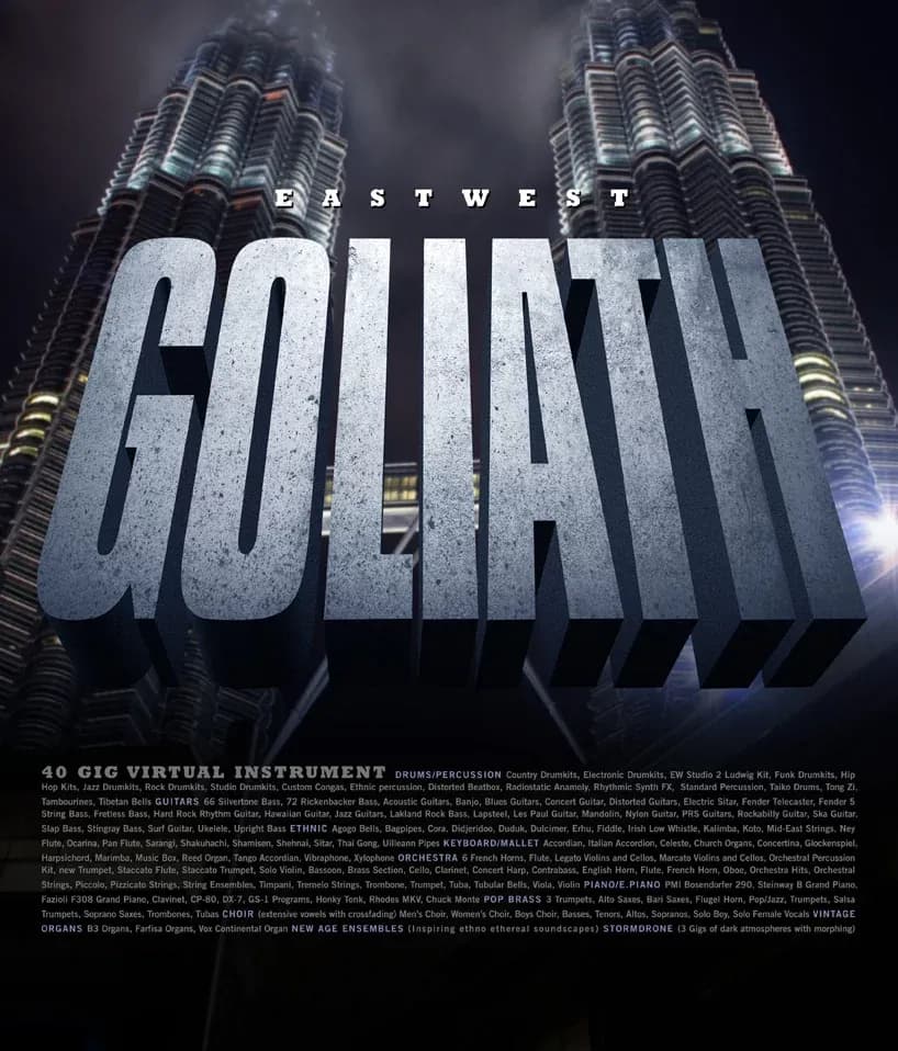 EastWest GOLIATH – Estacion de Produccion Virtual all-in-one (Descarga Digital)