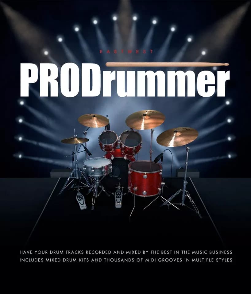 EastWest ProDrummer 1 – Batería Virtual Producida (Descarga Digital)