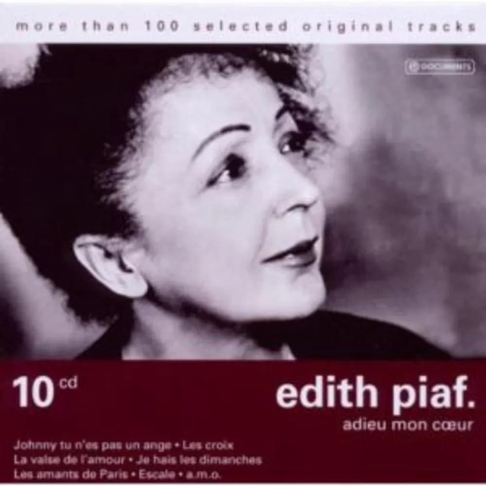Edith Piaf - Edith Piaf Adieu Mon Coeur (CD (10CD) nuevo)