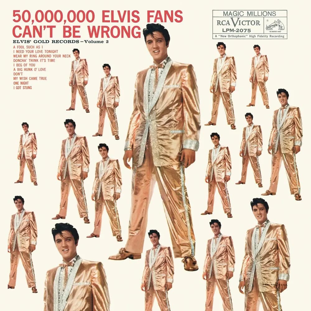 Elvis Presley - 50,000,000 Elvis Fans Can't Be Wrong (Elvis' Gold Records, Vol 2) (Vinilo LP nuevo)