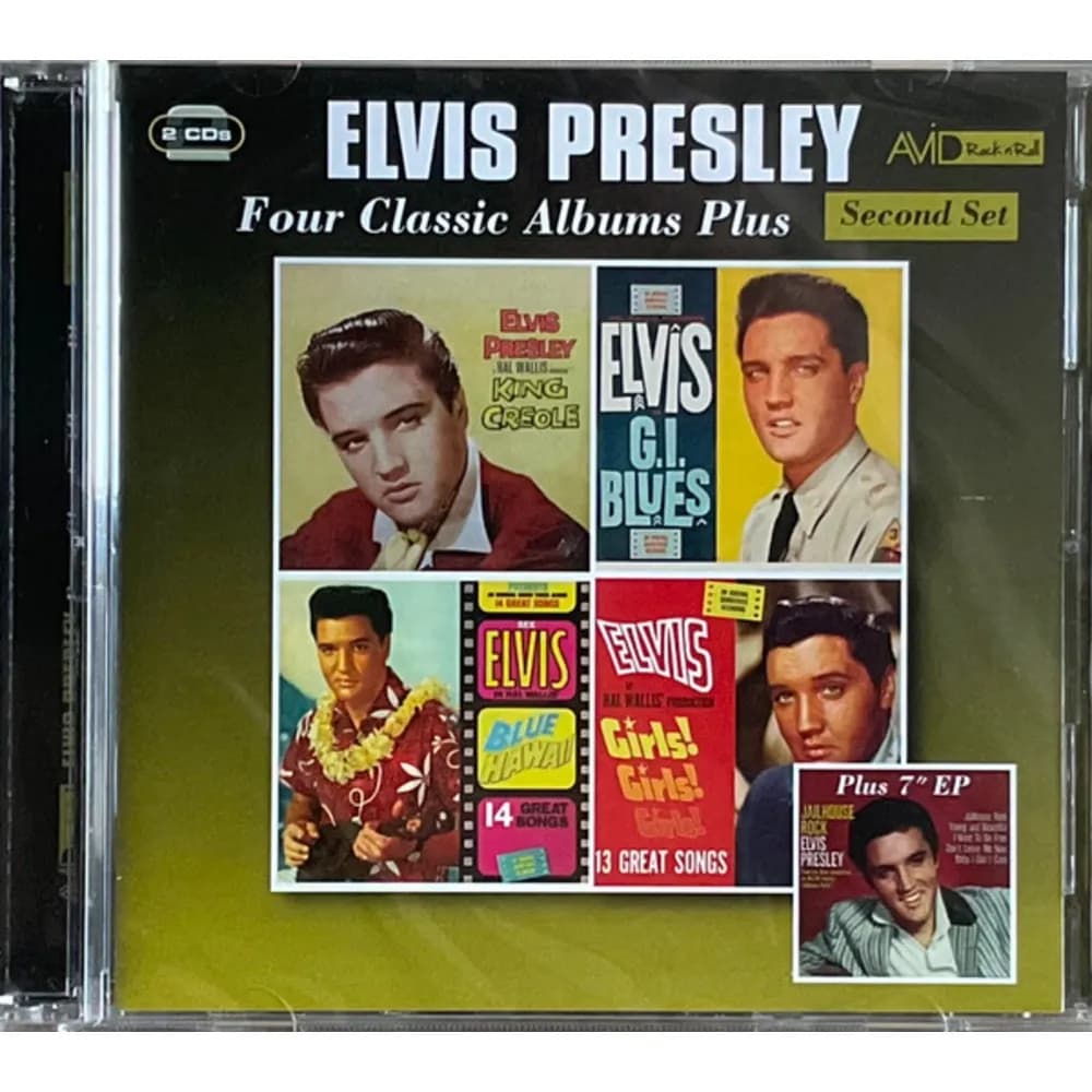 Elvis Presley - Four Classic Albums (King Creole - G.I. Blues - Blue Hawaii - Girls, Girls, Girls) (CD Doble (2CD) nuevo)