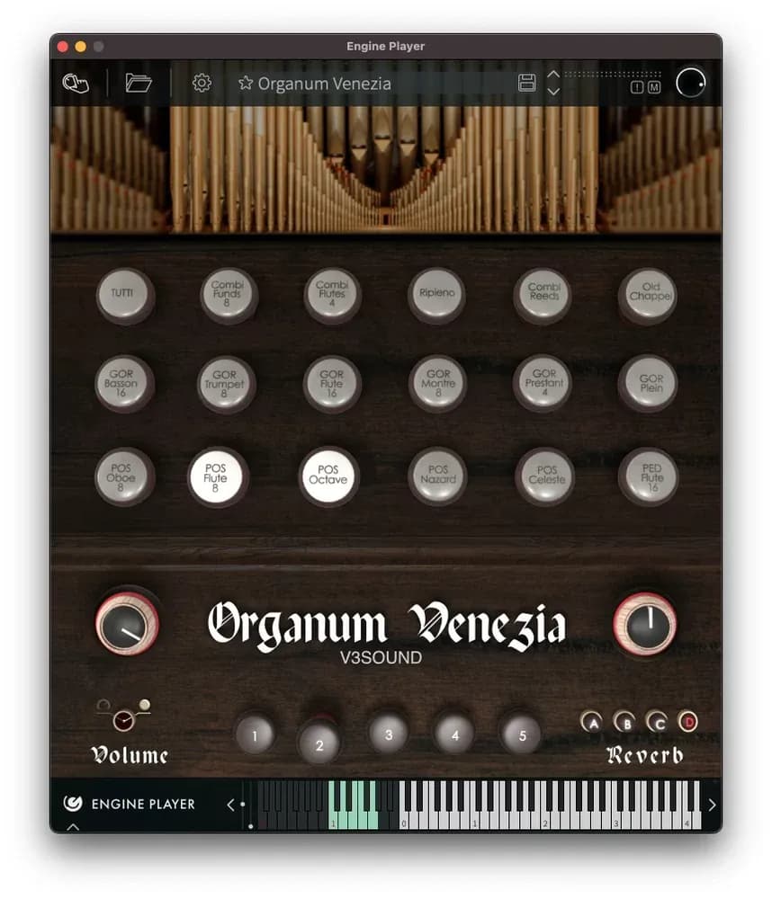 EngineAudio Organum Venezia – organo de iglesia virtual grabado cerca de Venecia (Descarga Digital)