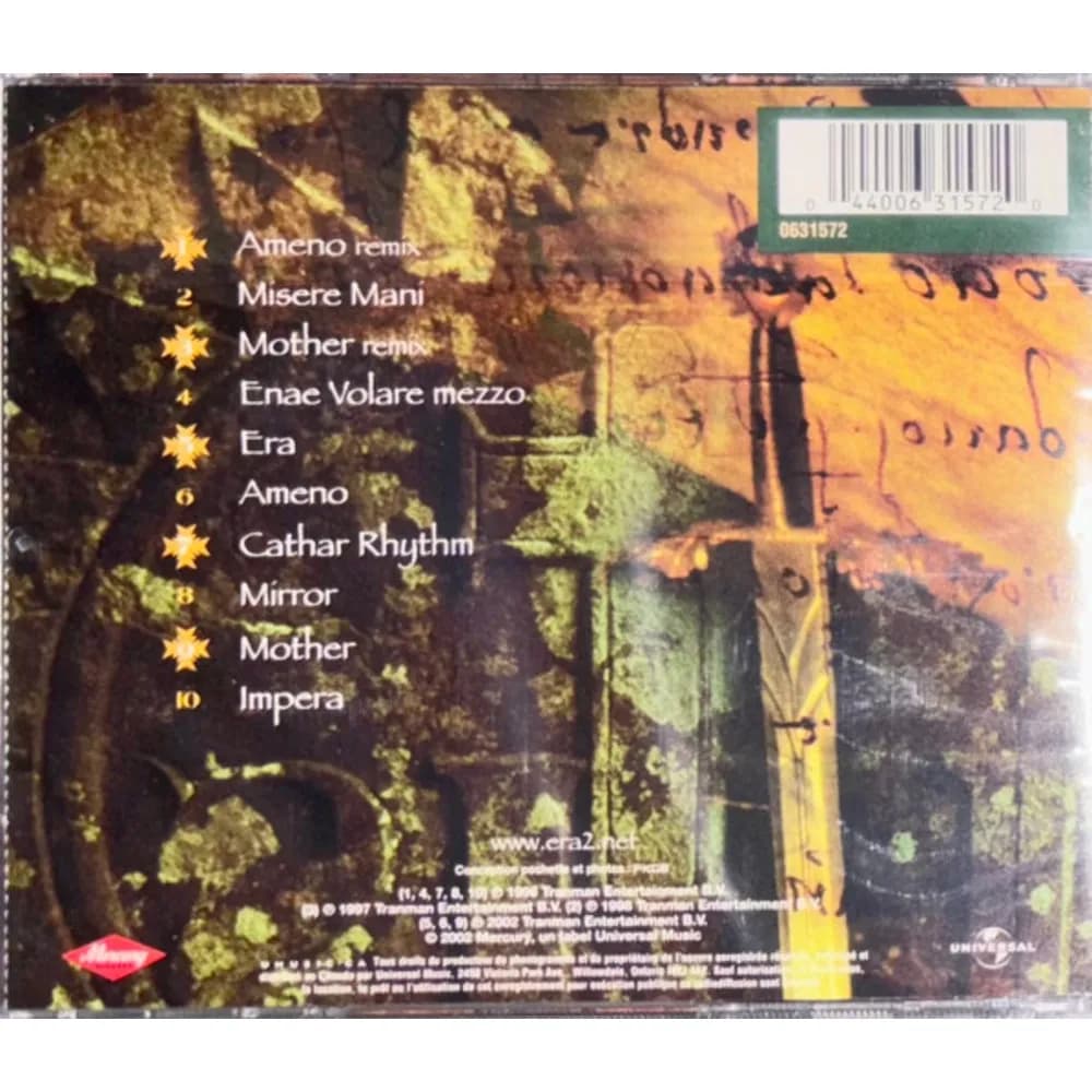 Era - Era I / Era II (CD nuevo)
