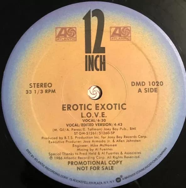 Erotic Exotic - L.O.V.E. (Vinilo usado VG+)