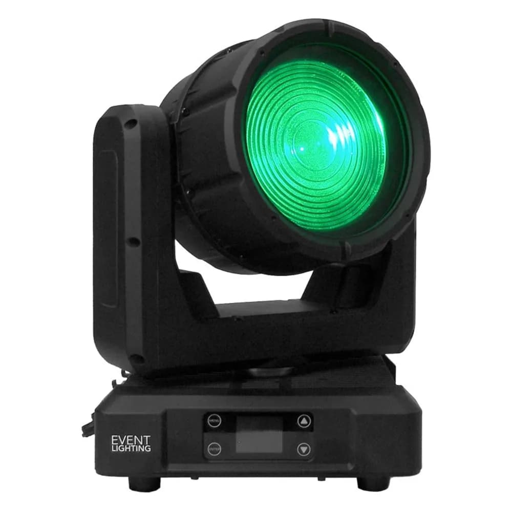 Event Lighting Deluge M120WFX – Cabeza Móvil Wash IP65 120W RGBL con Zoom y Efecto Aura