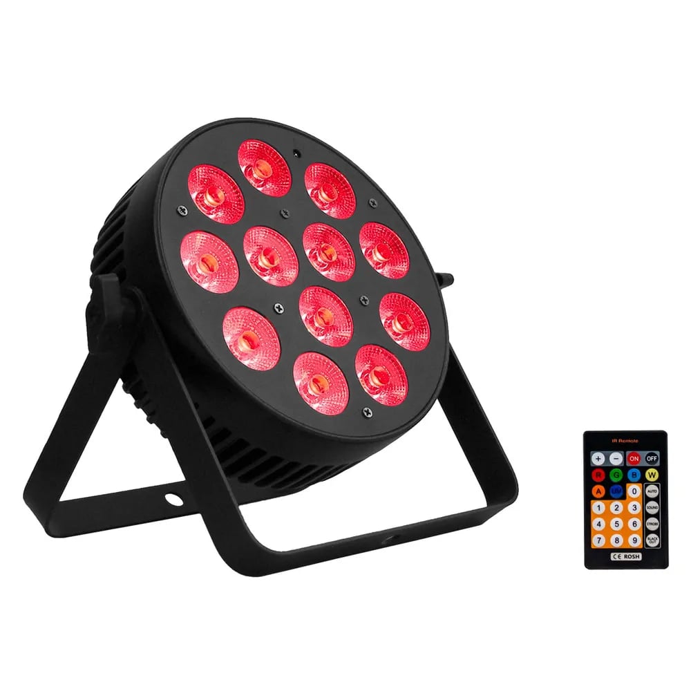 Event Lighting PAR12X12L – Par LED RGBWAU 12 x 12W con DMX y Control Remoto - Variante en LEMM DJ Store