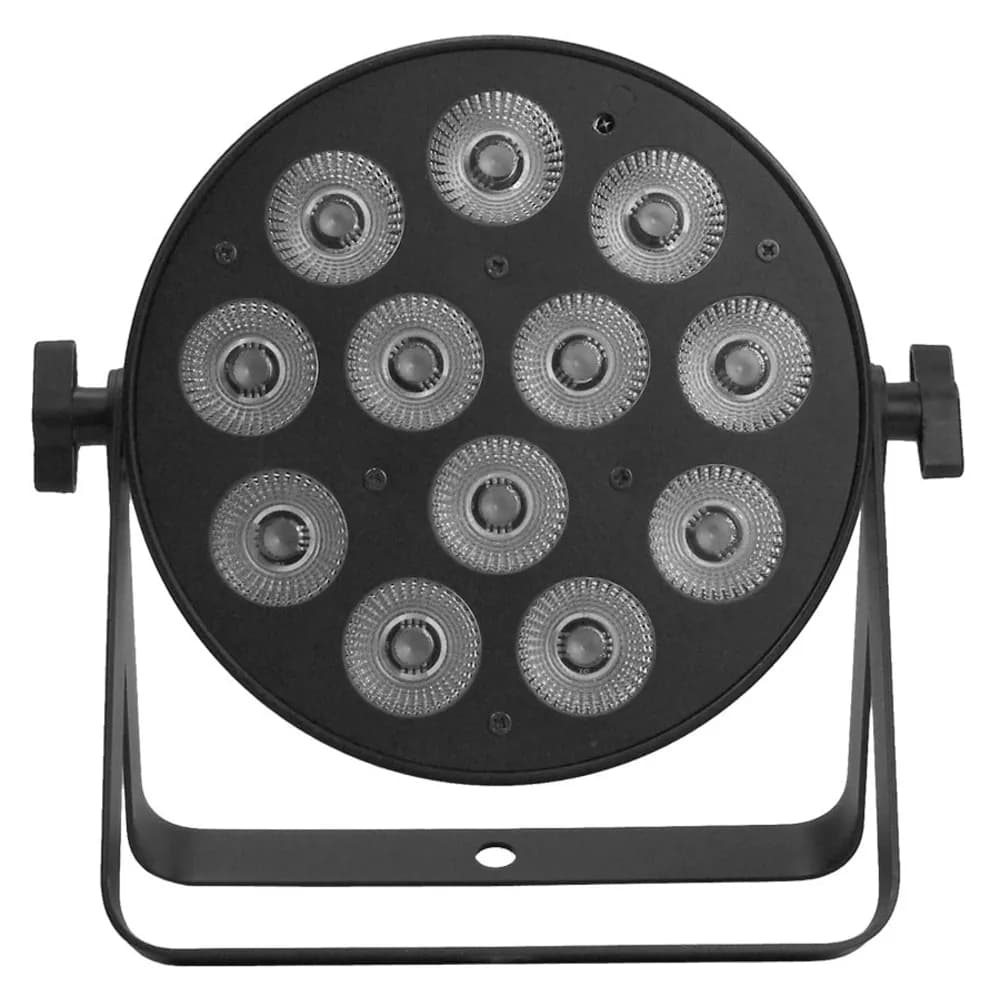 Event Lighting PAR12X12L – Par LED RGBWAU 12 x 12W con DMX y Control Remoto