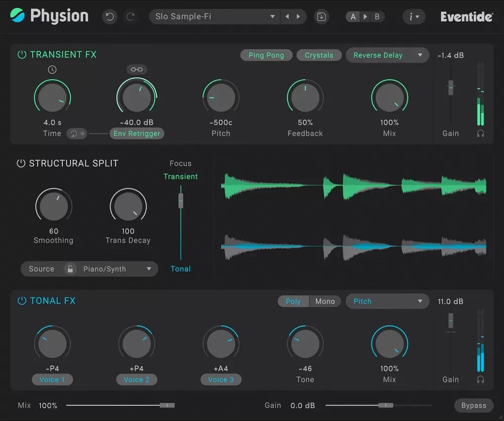 Eventide Physion Mk II – Multiefectos con Separación Transient/Tonal (Descarga Digital) - Variante en LEMM DJ Store