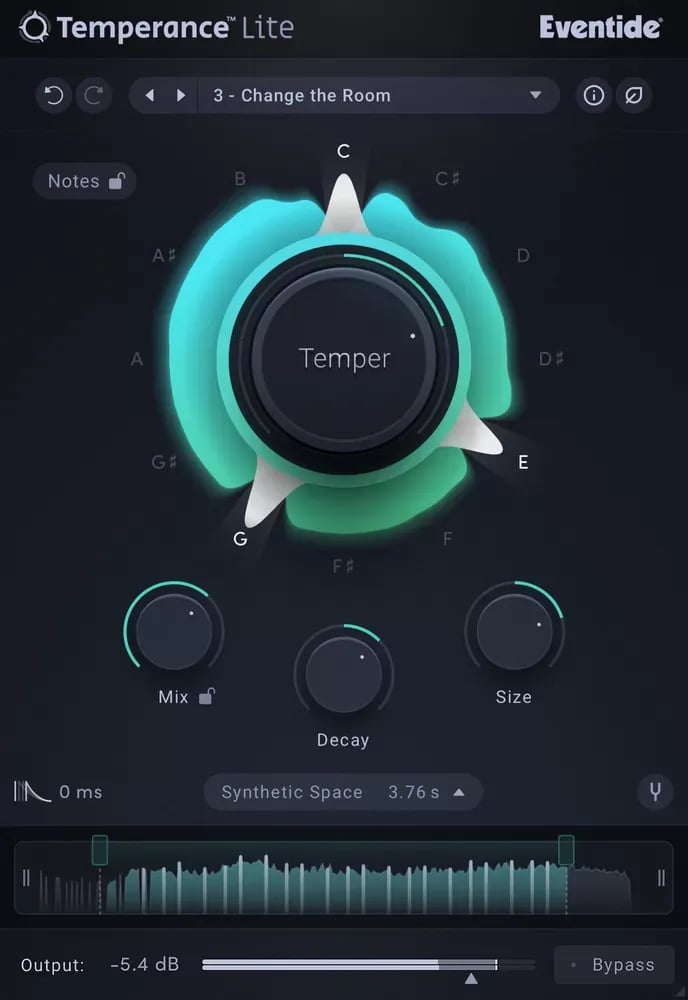 Eventide Temperance Lite – Reverb Modal Musical (Descarga Digital) - Variante en LEMM DJ Store