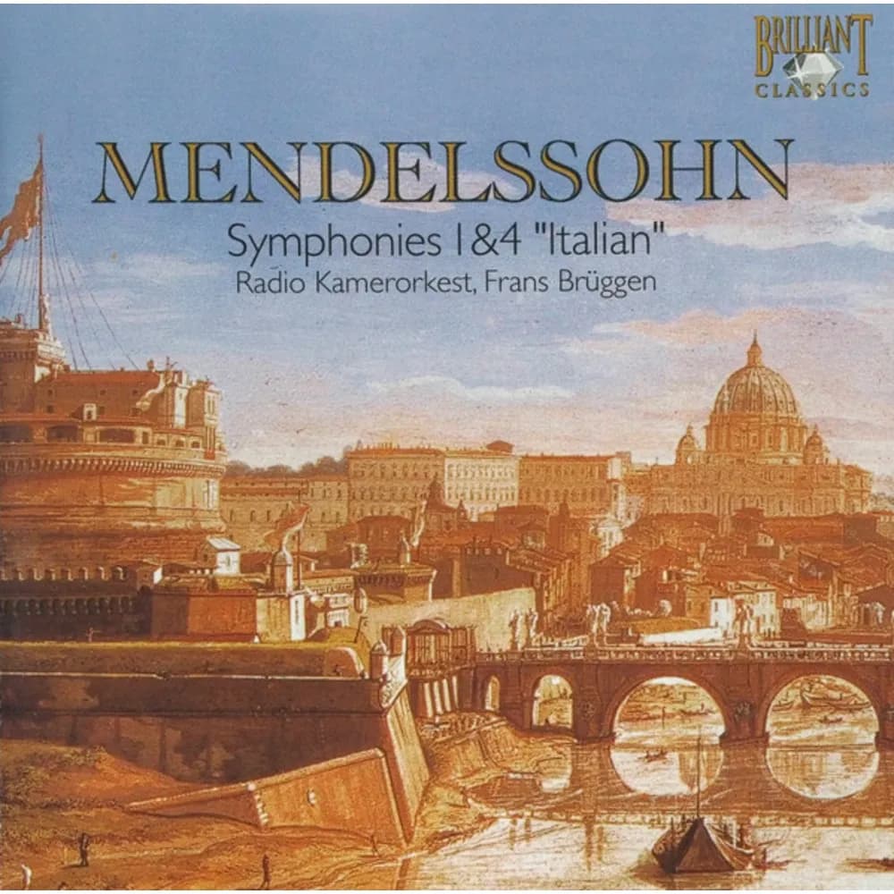 Felix Mendelssohn-Bartholdy – Radio Kamerorkest, Frans Brüggen - Symphonies 1&4 "Italian" (CD nuevo)