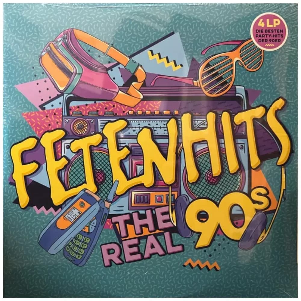 Fetenhits: The Real 90s (Vinilo Cuádruple 4LP nuevo)