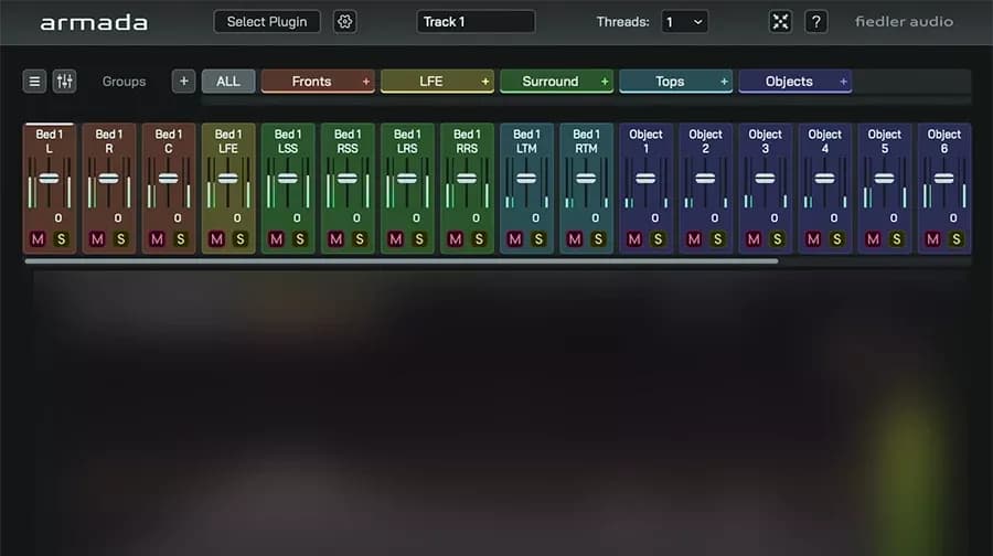 Fiedler Audio armada – Wrapper para usar tus plug-ins VST3 en cualquier layout, de mono a 128 canales (Descarga Digital)