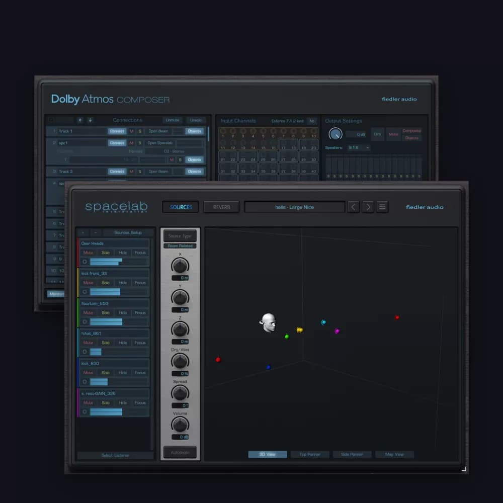 Fiedler Audio DAC & Spacelab Interstellar – Producción Dolby Atmos con reverb 3D de gama alta (Descarga Digital)