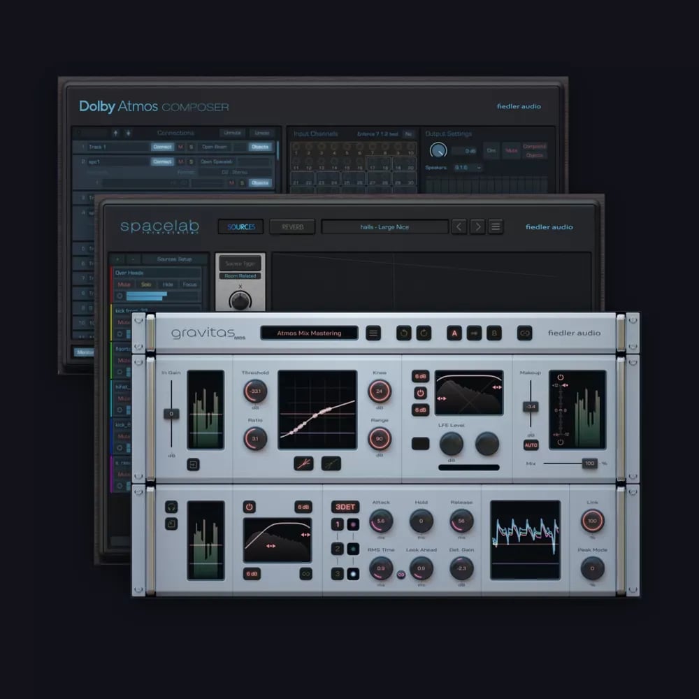 Fiedler Audio DAC & Spacelab Interstellar & gravitas MDS – Pack completo para mezclar en Dolby Atmos (Descarga Digital) - Var