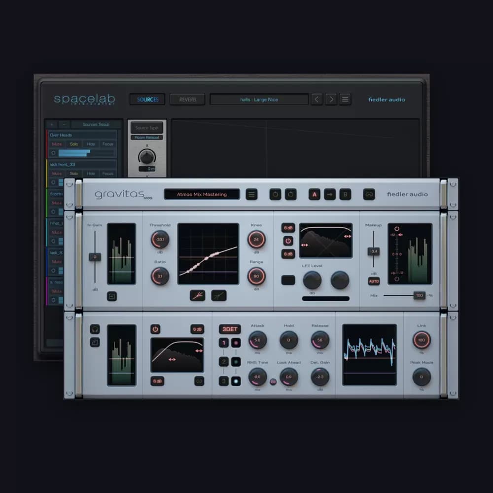 Fiedler Audio Spacelab Interstellar & gravitas MDS – Pack de reverb 3D y dinámica de alta gama (Descarga Digital)