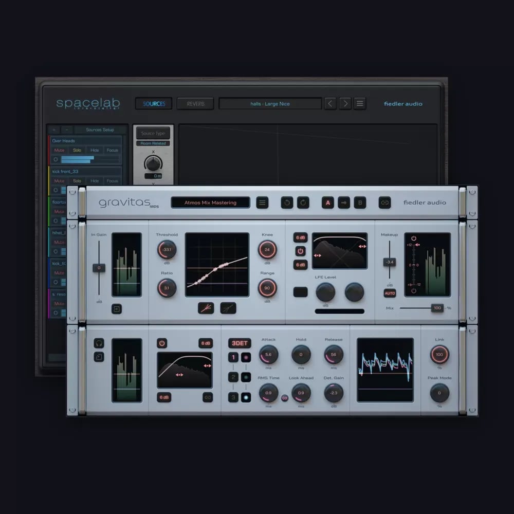 Fiedler Audio Spacelab Interstellar & gravitas MDS – Pack de reverb 3D y dinámica de alta gama (Descarga Digital) - Variante