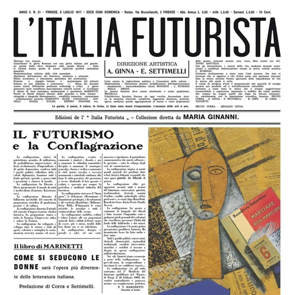 Filippo Tommaso Marinetti - Futurism On The Gramophone (2LP nuevo)
