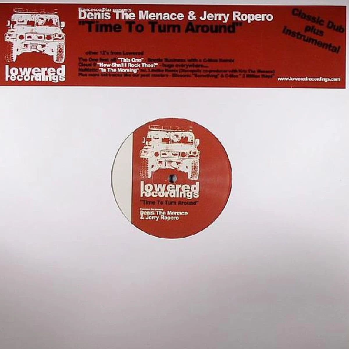 Francesco Diaz Presents Denis The Menace & Jerry Ropero – Time To Turn Around (Vinilo usado) (VG+) Box 5B