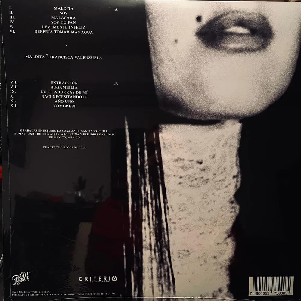 Francisca Valenzuela - Maldita (Vinilo LP nuevo)