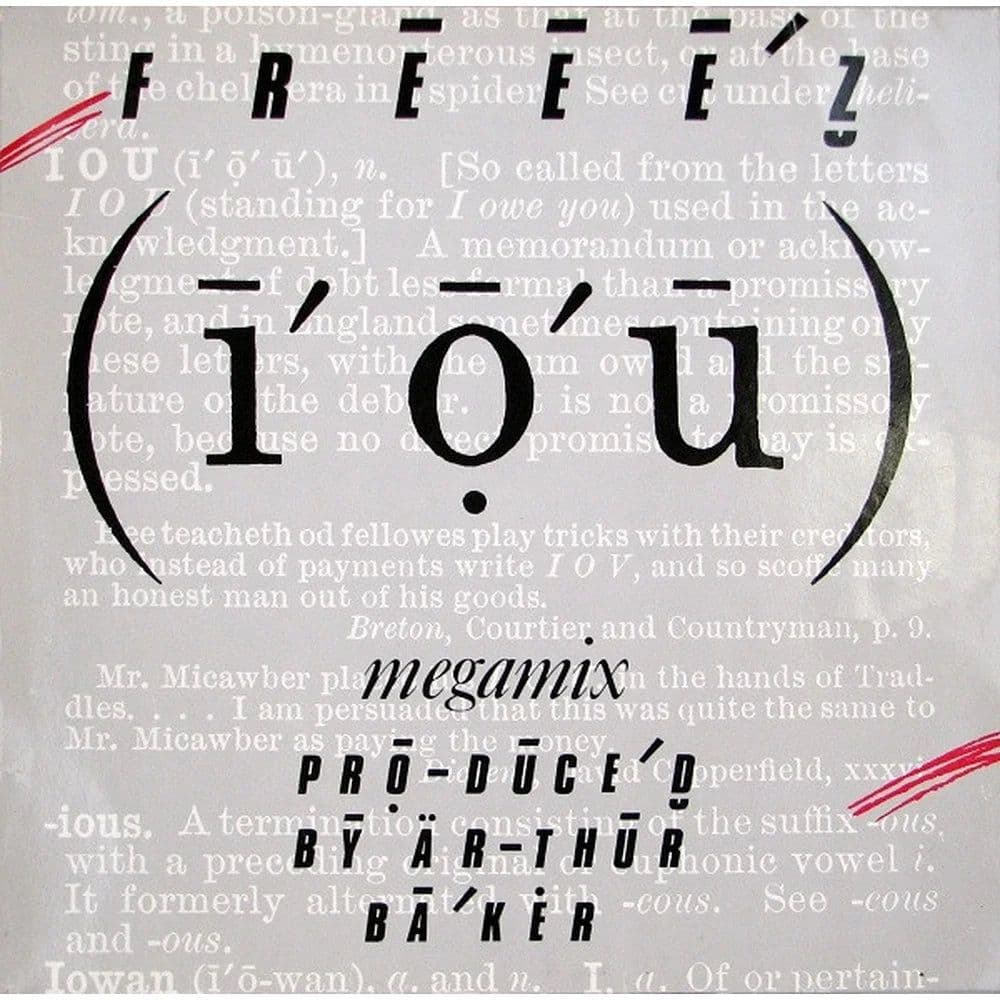 Freeez - I.O.U. (Megamix) (12") (Vinilo usado VG+)