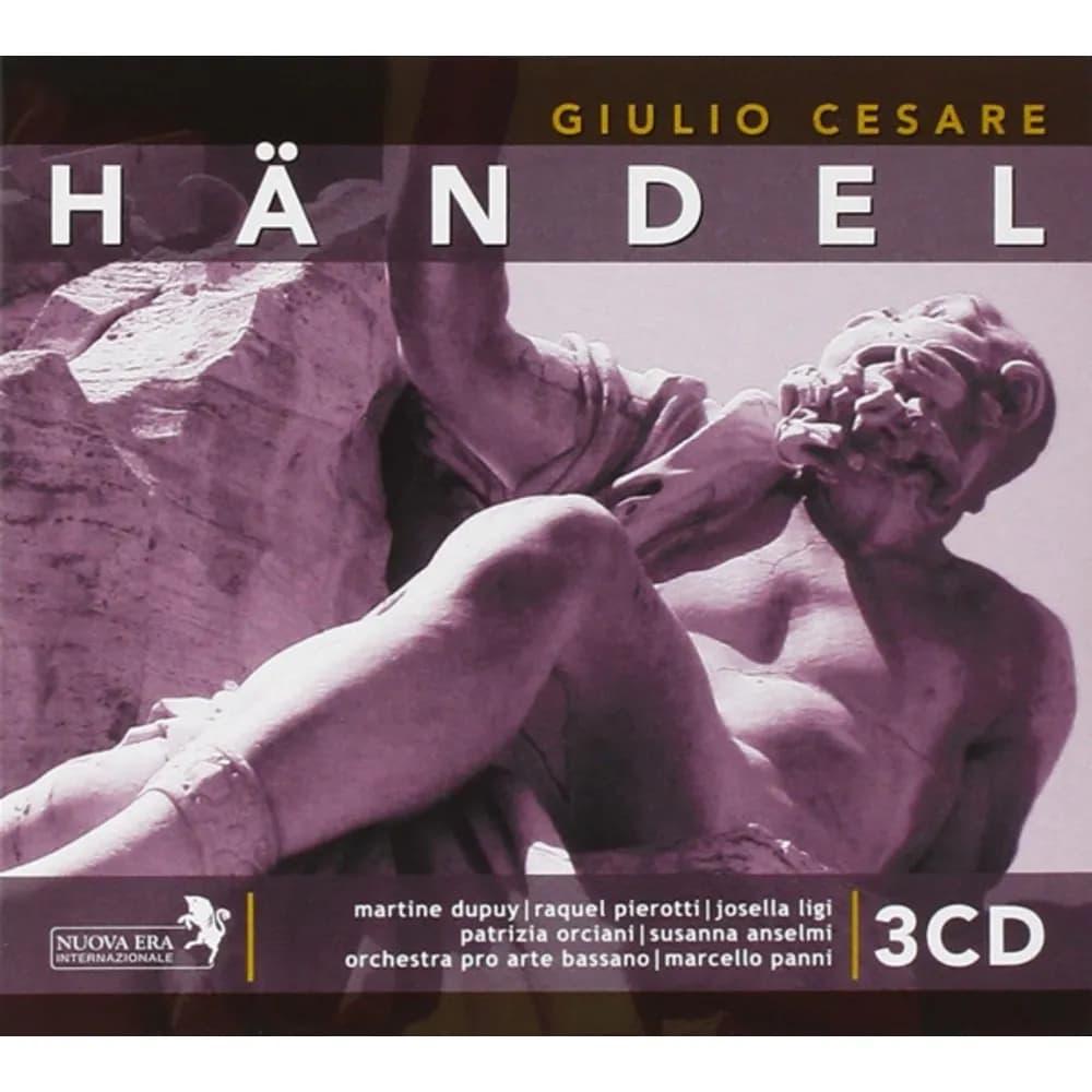 Georg Friedrich Händel - Martine Dupuis | Patrizia Orciani | Raquel Pierotti | Josella Ligi | Susanna Anslemi | Orchestra Pro Arte Bassano | Marcello Panni - Giulio Cesare (CD Triple (3CD) nuevo)