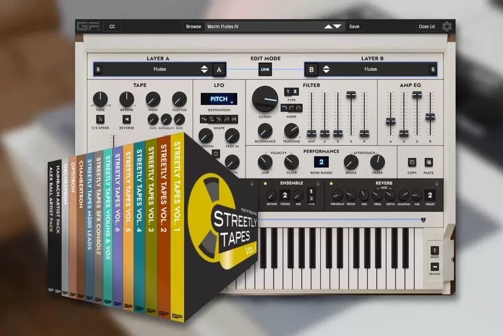 GForce M-Tron Pro Complete – Mellotron Virtual con Todas las Expansiones (Descarga Digital) - Variante en LEMM DJ Store