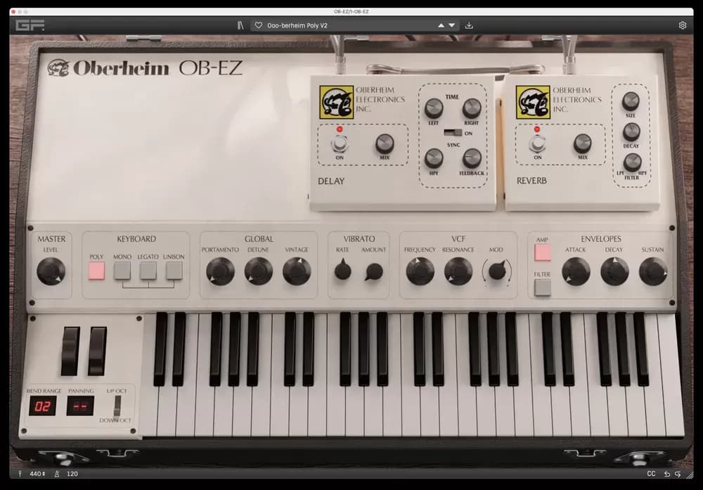 GForce Oberheim OB-EZ – Sintetizador Virtual (Descarga Digital)
