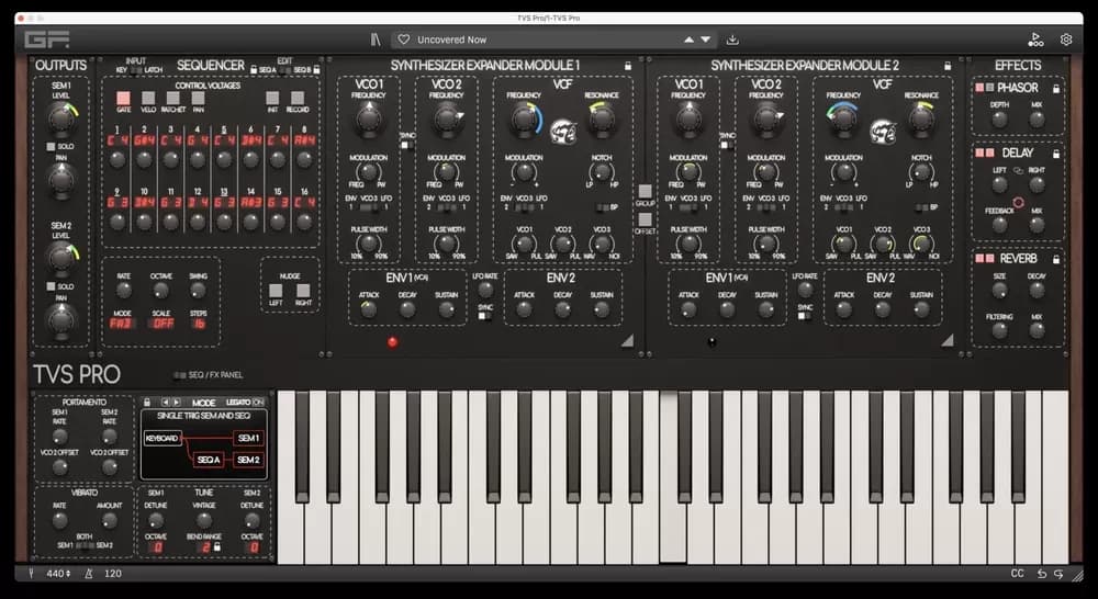 GForce Oberheim TVS Pro – Sintetizador Virtual Duofónico (Descarga Digital)