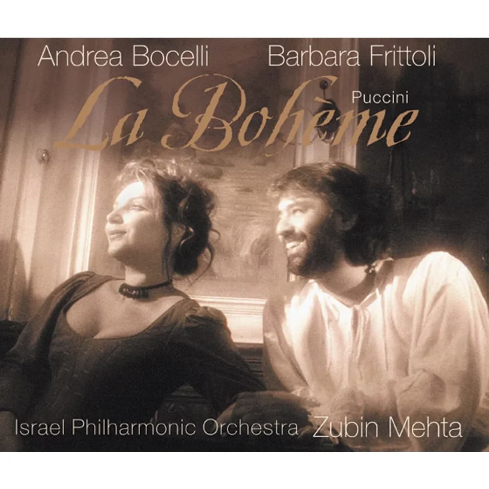 Giacomo Puccini, Andrea Bocelli, Barbara Frittoli, Israel Philharmonic Orchestra, Zubin Mehta - La Bohème (CD Doble (2CD) nuevo)