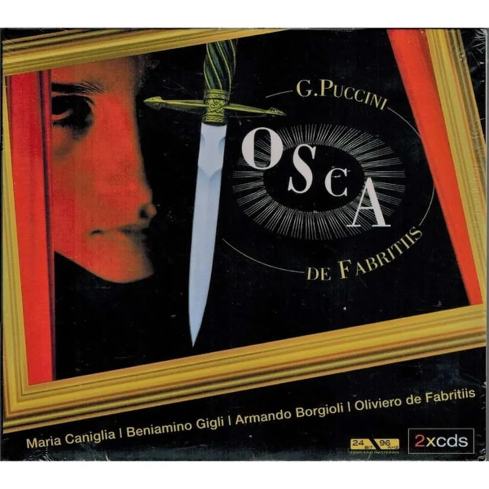 Giacomo Puccini - Maria Caniglia | Beniamino Gigli | Armando Borgioli | Oliviero De Fabritiis - Tosca (CD Doble (2CD) nuevo)