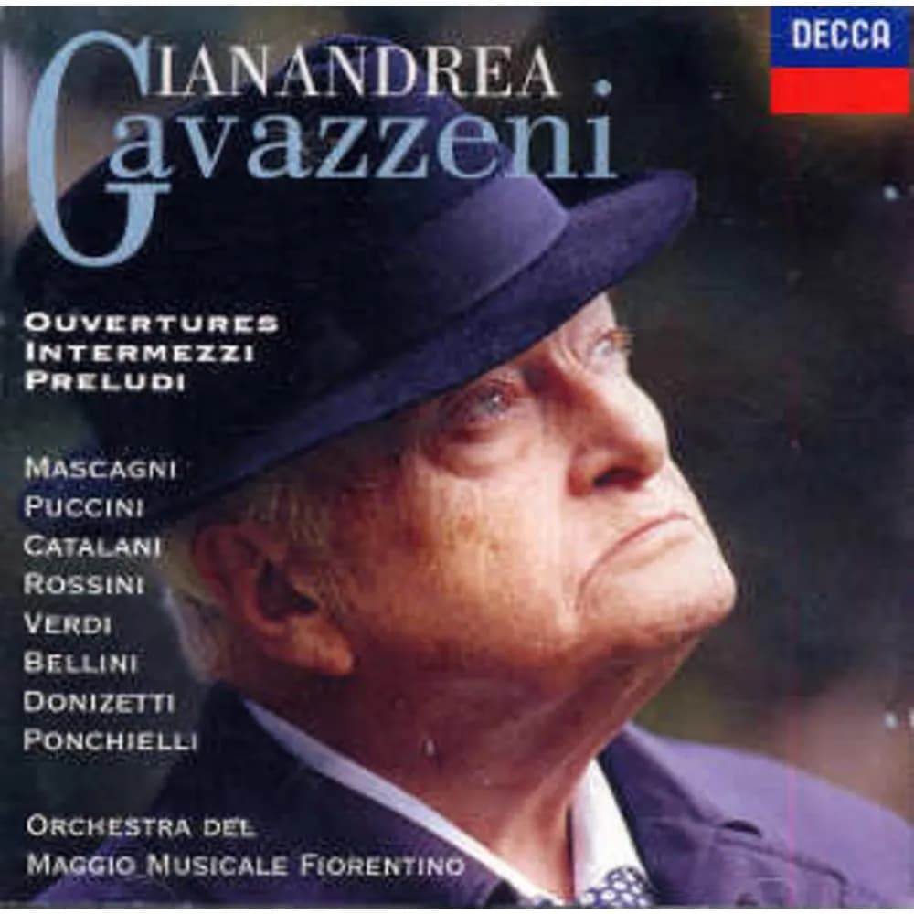 Gianandrea Gavazzeni, Orchestra Del Maggio Musicale Fiorentino - Ouvertures, Intermezzi E Preludi Da Opere Italiane (CD nuevo)