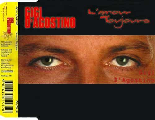 Gigi D'Agostino – L'Amour Toujours (CD Maxi Single) usado (VG+) box 10