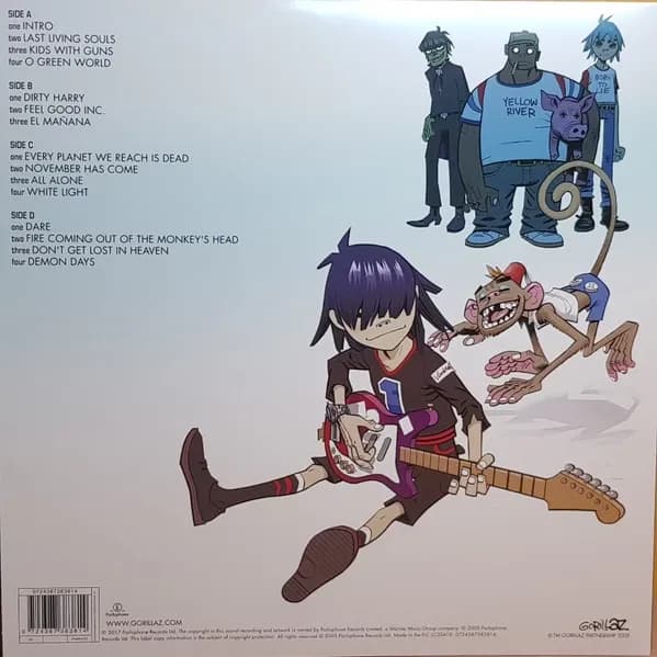 Gorillaz - Demon Days (Vinilo Doble 2LP nuevo)