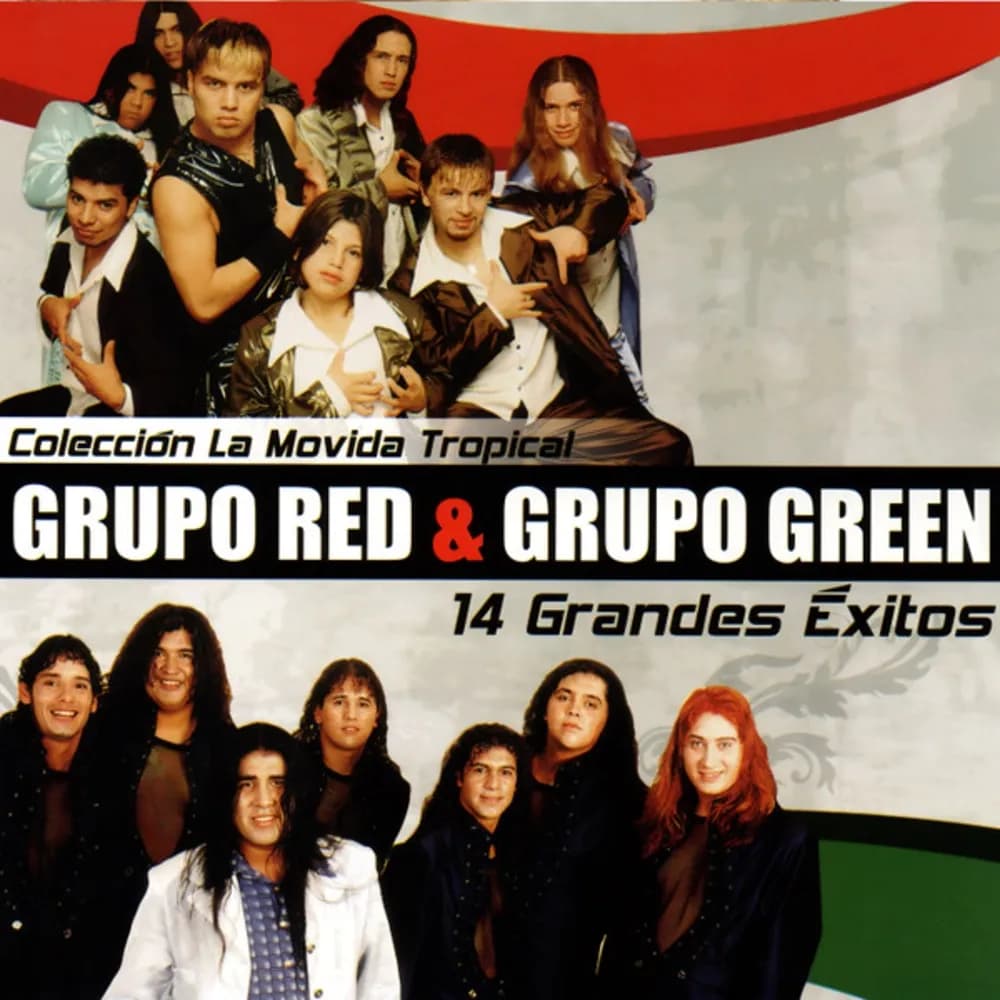 Grupo Red & Grupo Green - Colección La Movida Tropical Grupo Red & Grupo Green 14 Grandes Éxitos (CD nuevo)