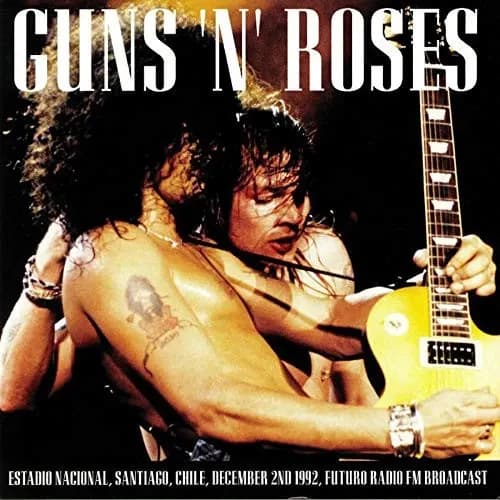 Guns N' Roses - Estadio Nacional, Santiago, Chile, December 2nd 1992, Futuro Radio Fm Broadcast (Vinilo Doble 2LP nuevo)